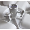 image:imageAMMSUN 17 Portable Beach Umbrella Table Tray Attachment White