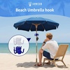 image:imageAMMSUN 2 Pack Beach Umbrella Hanging HookBeach AccessoriesBlueamp WhiteBlueWhite