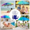 image:imageAMMSUN 2 Pack Beach Umbrella Hanging HookBeach AccessoriesBlueamp WhiteBlueWhite