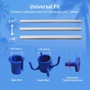image:imageAMMSUN 2 Pack Beach Umbrella Hanging HookBeach AccessoriesBlueamp WhiteBlueWhite