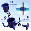 image:imageAMMSUN 2 Pack Beach Umbrella Hanging HookBeach AccessoriesBlueamp WhiteSolid Blue