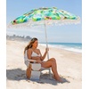 image:imageAMMSUN 65ft Tropical Fringe Beach Umbrella with Sand AnchorTiltAir Vent
