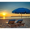 image:imageAMMSUN 75ft High Wind Beach Umbrella with Air Vent amp Ash Wood PoleBlue