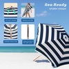image:imageAMMSUN 75ft High Wind Beach Umbrella with Air Vent amp Ash Wood PoleNavy