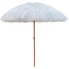 image:imageAMMSUN 75ft Hula Thatched Tiki Patio Beach Umbrella Hawaiian Style 10 Ribs UPF 50 with Tilt Carry Bag for Outdoor Tiki Bar Tropical Palapa Patio Garden Beach Pool Backyard Natural ColorCloud Dance
