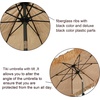 image:imageAMMSUN 75ft Hula Thatched Tiki Patio Beach Umbrella Hawaiian Style 10 Ribs UPF 50 with Tilt Carry Bag for Outdoor Tiki Bar Tropical Palapa Patio Garden Beach Pool Backyard Natural ColorNatural