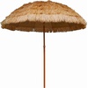 image:imageAMMSUN 75ft Hula Thatched Tiki Patio Beach Umbrella Hawaiian Style 10 Ribs UPF 50 with Tilt Carry Bag for Outdoor Tiki Bar Tropical Palapa Patio Garden Beach Pool Backyard Natural ColorA Natural