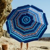 image:imageAMMSUN 7ft Heavy Duty High Wind Beach Umbrella Parasols with Sand Anchor Vent Tilt UV 50 Sun Protection Portable Outdoor Sunshade Umbrellas Carry Bag for Patio Garden Pool Backyard BlueBlue Torrent