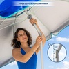 image:imageAMMSUN 7ft Heavy Duty High Wind Beach Umbrella Parasols with Sand Anchor Vent Tilt UV 50 Sun Protection Portable Outdoor Sunshade Umbrellas Carry Bag for Patio Garden Pool Backyard BlueSolid Blue