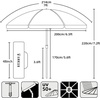 image:imageAMMSUN 7ft Heavy Duty High Wind Beach Umbrella Parasols with Sand Anchor Vent Tilt UV 50 Sun Protection Portable Outdoor Sunshade Umbrellas Carry Bag for Patio Garden Pool Backyard BlueBlue Torrent