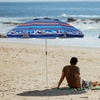 image:imageAMMSUN 7ft Heavy Duty High Wind Beach Umbrella Parasols with Sand Anchor Vent Tilt UV 50 Sun Protection Portable Outdoor Sunshade Umbrellas Carry Bag for Patio Garden Pool Backyard BlueBlue Orange