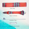 image:imageAMMSUN 7ft Heavy Duty High Wind Beach Umbrella Parasols with Sand Anchor Vent Tilt UV 50 Sun Protection Portable Outdoor Sunshade Umbrellas Carry Bag for Patio Garden Pool Backyard BlueRed Solstice