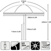 image:imageAMMSUN 7ft Patio Umbrella with Fringe Outdoor Tassel Umbrella UPF50 Premium Steel Pole and Steel Ribs Push Button Tilt BlackLight Beige
