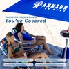 image:imageAMMSUN 8ft Large Beach Umbrellas for Sand with Sand Anchor Air Vent hookDark Blue