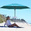 image:imageAMMSUN 8ft Large Beach Umbrellas for Sand with Sand Anchor Air Vent hookTeal