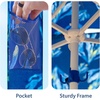 image:imageAMMSUN Beach Cabana 6565 Beach Canopy Easy Set up and Take Down Cabana Tent with Sand Pockets Instant Sun Shade with Side Wall Coral TropicalCoral Tropical