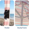 image:imageAMMSUN Beach Cabana 6565 Beach Canopy Easy Set up and Take Down Cabana Tent with Sand Pockets Instant Sun Shade with Side Wall Coral TropicalElegant Pink