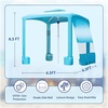 image:imageAMMSUN Beach Cabana 6565 Beach Canopy Easy Set up and Take Down Cabana Tent with Sand Pockets Instant Sun Shade with Side Wall Coral TropicalGradient Blue