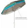 image:imageAMMSUN Beach Umbrellas for Sand Heavy Duty Wind Portable 65ftActive Sunfire