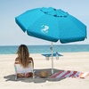 image:imageAMMSUN Beach Umbrellas for Sand Heavy Duty Wind Portable 65ftSky Blue