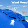 image:imageAMMSUN Beach Umbrellas for Sand Heavy Duty Wind Portable 65ftSolid Blue