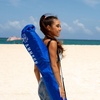 image:imageAMMSUN Beach Umbrellas for Sand Heavy Duty Wind Portable 65ftSolid Blue