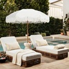 image:imageAMMSUN Boho Fringe Umbrella 65ft Outdoor Umbrella with TasselAntique White