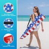 image:imageAMMSUN Commercial Grade beach umbrella bag with strap Universal Storage BagFlag BlueRed