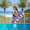 image:imageAMMSUN Commercial Grade beach umbrella bag with strap Universal Storage BagFlag BlueRed