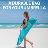 image:imageAMMSUN Commercial Grade beach umbrella bag with strap Universal Storage BagTurquoise