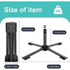 image:imageAMMSUN Foldable Portable Beach Umbrella Stand Patio Umbrella Base HolderBlack
