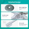 image:imageAMMSUN Foldable Portable Beach Umbrella Stand Patio Umbrella Base HolderWhite