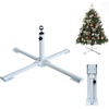 image:imageAMMSUN Foldable Portable Beach Umbrella Stand Patio Umbrella Base HolderWhite