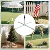 image:imageAMMSUN Foldable Portable Beach Umbrella Stand Patio Umbrella Base HolderWhite