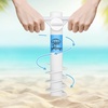 image:imageAMMSUN Heavy Duty Beach Umbrella Sand Anchor Base amp Umbrellas Hanging Hookwhite  blue