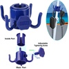 image:imageAMMSUN Heavy Duty Beach Umbrella Sand Anchor Base amp Umbrellas Hanging Hookwhite  blue