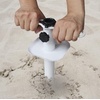 image:imageAMMSUN Metal Beach Umbrella Sand Anchor Heavy Duty Outdoor Umbrellas Base
