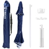 image:imageAMMSUN Shade Umbrella Premium Portable Umbrella with Stand 65ft Lightweight Free Standing Canopy for Sporting Games Adjustable Instant Sun Protection and Easy to Carry TurquoiseNavy Blue