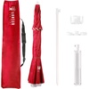image:imageAMMSUN Shade Umbrella Premium Portable Umbrella with Stand 65ft Lightweight Free Standing Canopy for Sporting Games Adjustable Instant Sun Protection and Easy to Carry OrangeRed