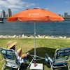 image:imageAMMSUN Shade Umbrella Premium Portable Umbrella with Stand 65ft Lightweight Free Standing Canopy for Sporting Games Adjustable Instant Sun Protection and Easy to Carry OrangeOrange