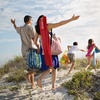 image:imageAMMSUN Shade Umbrella Premium Portable Umbrella with Stand 65ft Lightweight Free Standing Canopy for Sporting Games Adjustable Instant Sun Protection and Easy to Carry OrangeRed