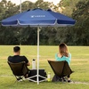 image:imageAMMSUN Shade Umbrella Premium Portable Umbrella with Stand 65ft Lightweight Free Standing Canopy for Sporting Games Adjustable Instant Sun Protection and Easy to Carry TurquoiseNavy Blue