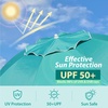 image:imageAMMSUN Shade Umbrella Premium Portable Umbrella with Stand 65ft Lightweight Free Standing Canopy for Sporting Games Adjustable Instant Sun Protection and Easy to Carry TurquoiseTurquoise