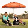 image:imageAMMSUN Shade Umbrella Premium Portable Umbrella with Stand 65ft Lightweight Free Standing Canopy for Sporting Games Adjustable Instant Sun Protection and Easy to Carry OrangeOrange