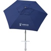 image:imageAMMSUN 8ft Large Beach Umbrellas for Sand with Sand Anchor Air Vent hookNavy