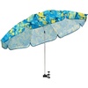 image:imageAMMSUN XL Chair Umbrella with Universal Clamp Adjustable 52 inches and 360degree Swivel UPF 50 Portable Clamp on Camping or Beach Chair Stroller Wheelchair Vibrant Flowers Largesized