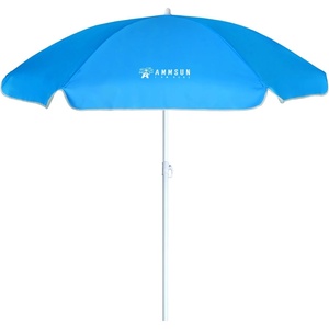 image:imageAMMSUN 5ft little tikes umbrella for picnic tablekids beach umbrella UPF50 Protection Ideal for sand play camping garden and outdoor funClownfish5ft Blue