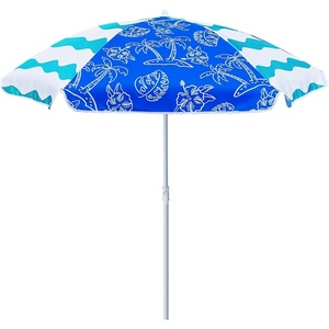 image:imageAMMSUN 5ft little tikes umbrella for picnic tablekids beach umbrella UPF50 Protection Ideal for sand play camping garden and outdoor funClownfish5ft Blue Coconut Tree