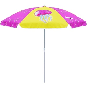 image:imageAMMSUN 5ft little tikes umbrella for picnic tablekids beach umbrella UPF50 Protection Ideal for sand play camping garden and outdoor funClownfish5ft Pink Yellow Jellyfish