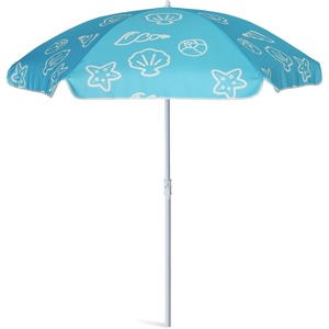 image:imageAMMSUN 5ft little tikes umbrella for picnic tablekids beach umbrella UPF50 Protection Ideal for sand play camping garden and outdoor funClownfish5ft Shell Blue